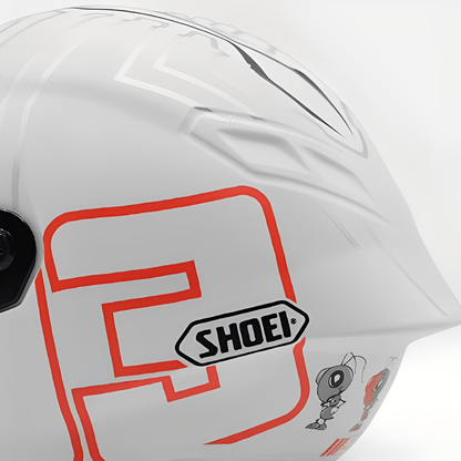 SHOEI | White and Red Marquez Edition